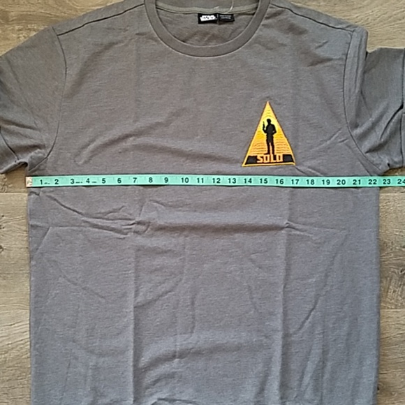 NWT Star Wars Retro Han Solo Pullover Shirt Large Grey - Picture 7 of 7